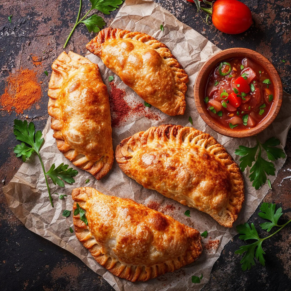 Caribbean Patties (Pâté Kòdé)